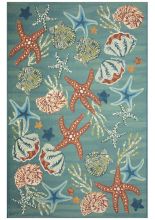 Trans Ocean Marina 8204 Blue Area Rugs